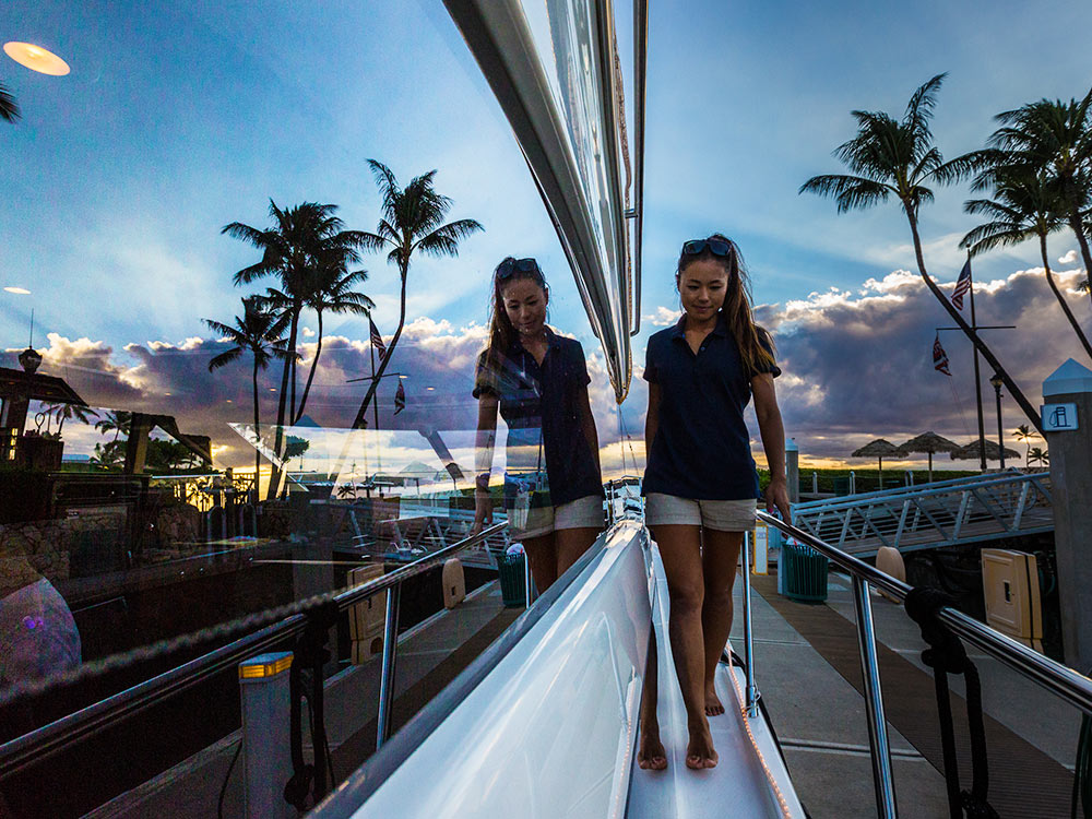 Departing from Ko Olina Marina