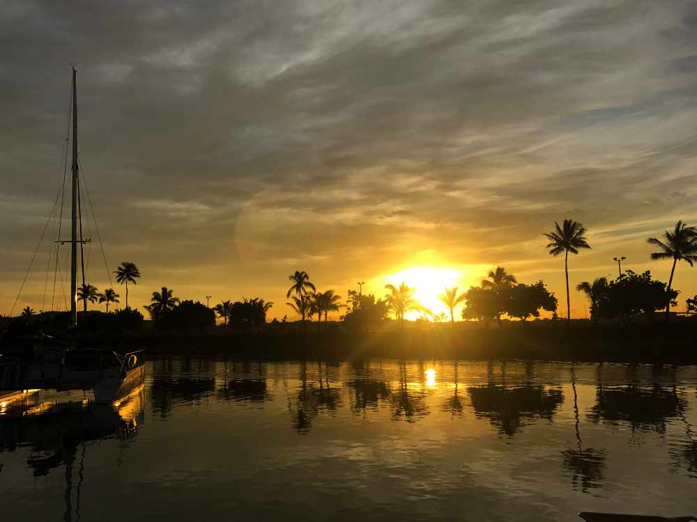Sunset view from Ko Olina Marina